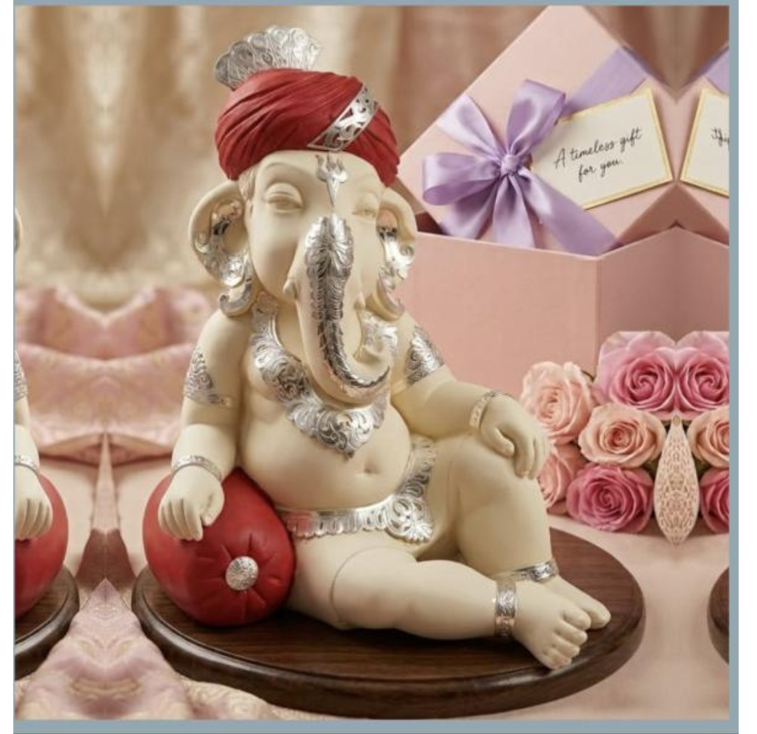 Vishram Ganesha Idol – Premium Handcrafted Spiritual Sculpture