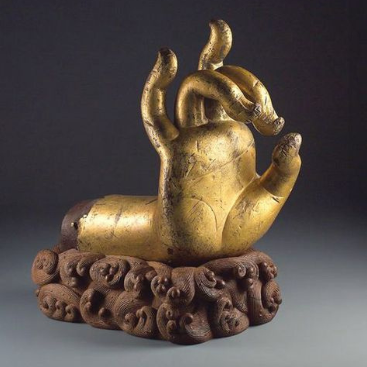 Golden Serpent Sculpture – Luxury Mythological Art Decor