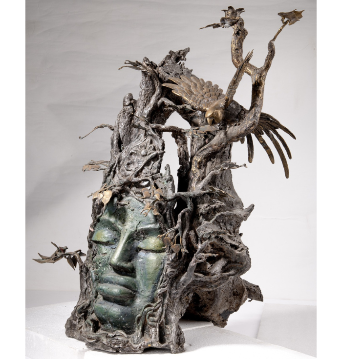 Nature's Spirit Sculpture – Luxury Artistic Statement Decor