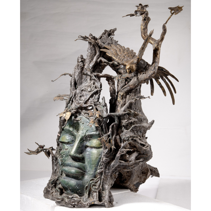 Nature's Spirit Sculpture – Luxury Artistic Statement Decor